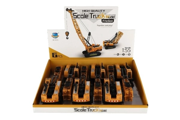 Plastic kraanwagen op inertie 26 cm