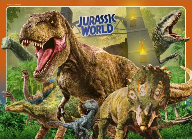 Ravensburger puzzel Jurassic World set 4x100 stuks
