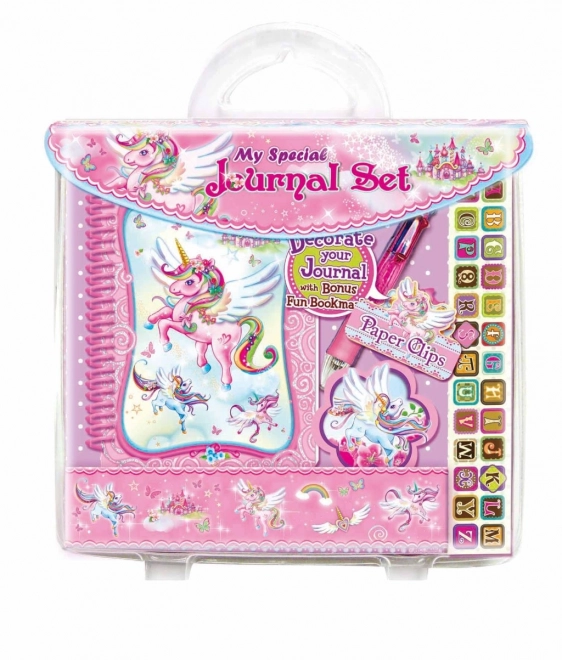 Dagboekset met decoraties – pegasus