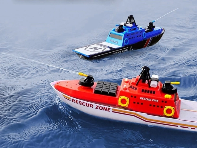 Reddingsboot Brandweer op afstand bestuurbaar