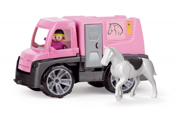 Auto Truxx paardenvervoer met figuren van plastic 26cm in doos 39x22x16cm 24m+