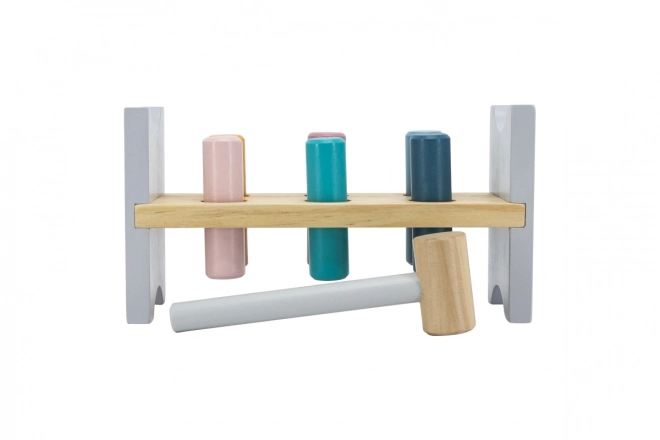 VIGA PolarB Houten bank met hamertje – Montessori speelgoed