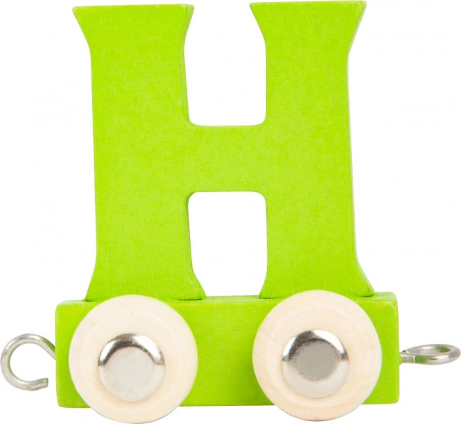 Houten treintje – kleurrijk alfabet letter H small foot