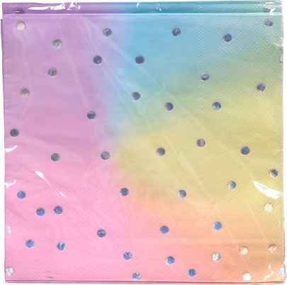 Partyservetten Pastel 33x33 cm