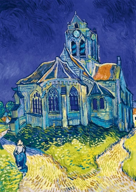 Puzzel Kerk in Auvers-sur-Oise van BLUEBIRD 1000 stukjes