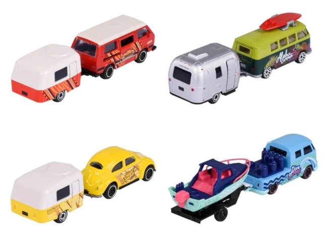 Majorette Volkswagen Modelauto’s met Aanhanger