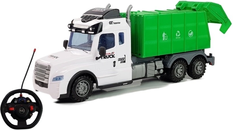 Realistische vuilnisactie