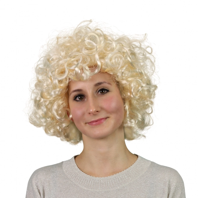 Blonde pruik