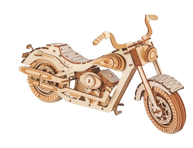 Woodcraft Houten 3D-puzzel Motorfiets HD 1