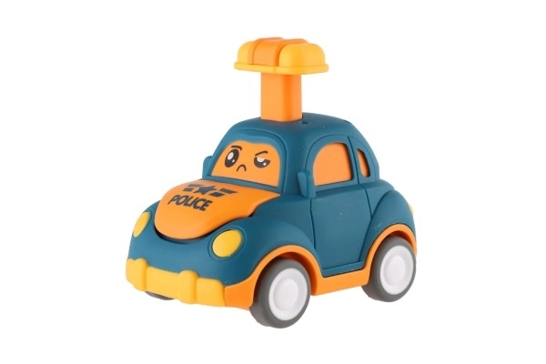 Plastic opwindautootje 9 cm - 4 soorten