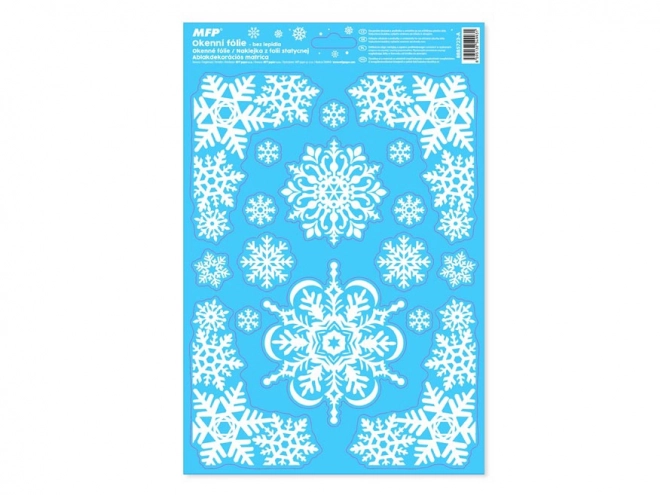 Kerstvenster Glitr Folie 20x30 cm