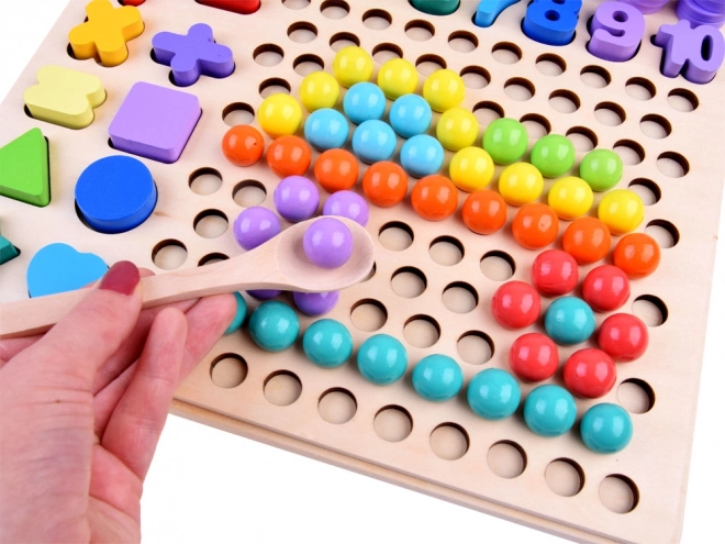 Houten educatieve bouwpakket Wiskunde
