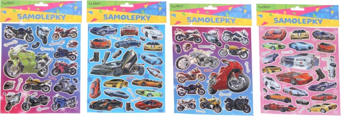 Stickers vervoersmiddelen – kinderstickers op vel