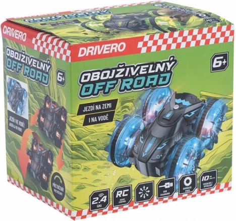 Drivero RC amfibische terrein-stuntwagen