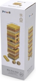 Houten toren POLARB van VIGA – gezinsbalanceerspel