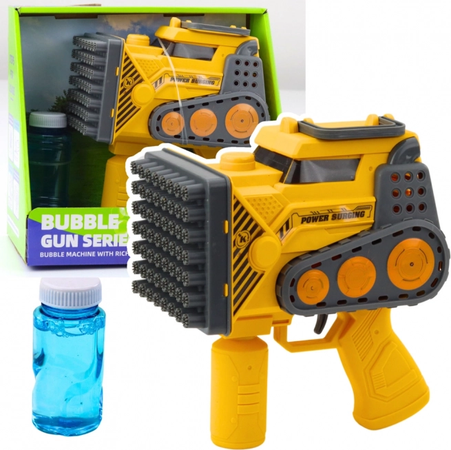 Bouw-bubbelpistool 56 gaten geel