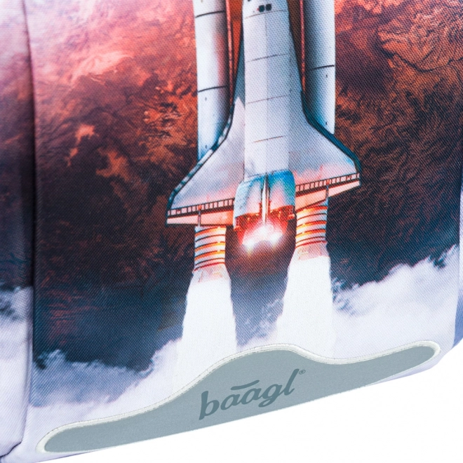 Baagl schoolset Space Shuttle: boekentas, etui, zak