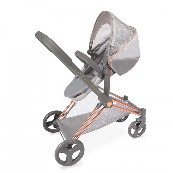 DeCuevas 81777 Opvouwbare poppenwagen 3-in-1 met rugzak CITY X 2024 - 73 cm