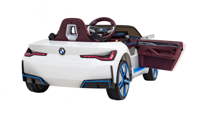 Kinderauto op batterij BMW i4 – Wit