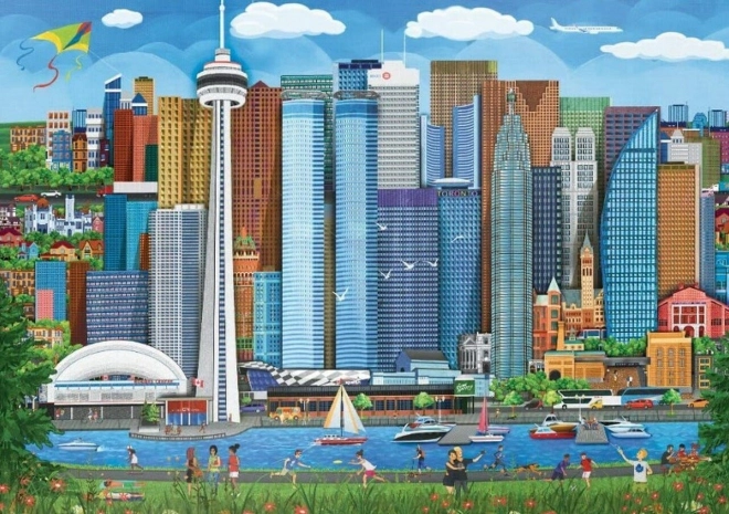 Puzzel Picknick in Toronto 1000 stukjes