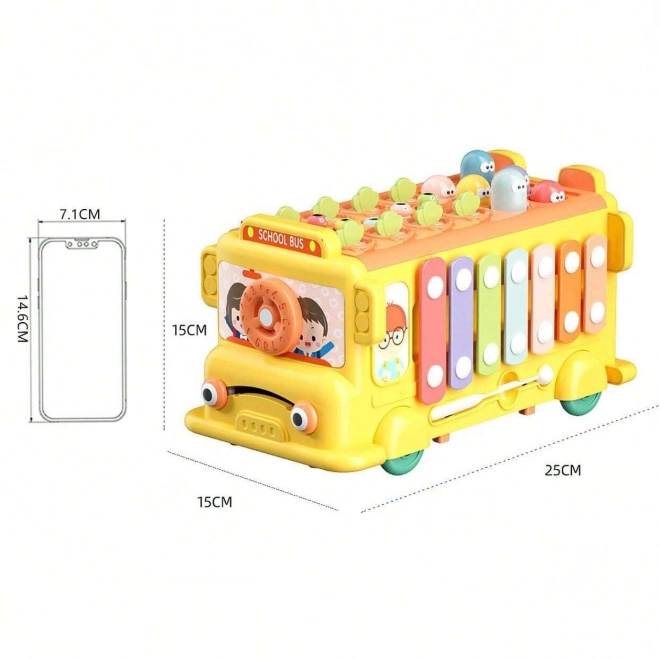 Interactieve autobus Montessori 6v1