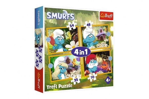 Puzzel Leven in het Smurfendorp