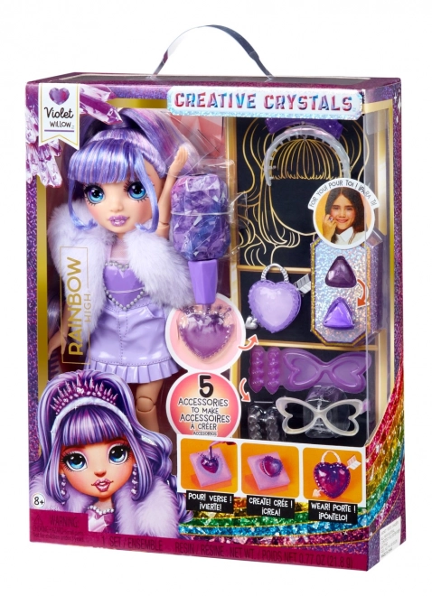 Rainbow High Creatieve Kristallen pop - Violet Willow