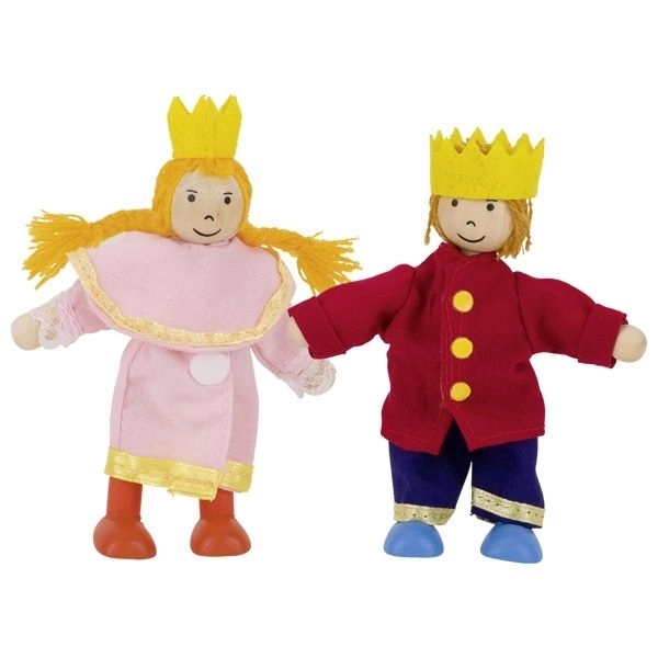 Verkleedpoppen in een doos