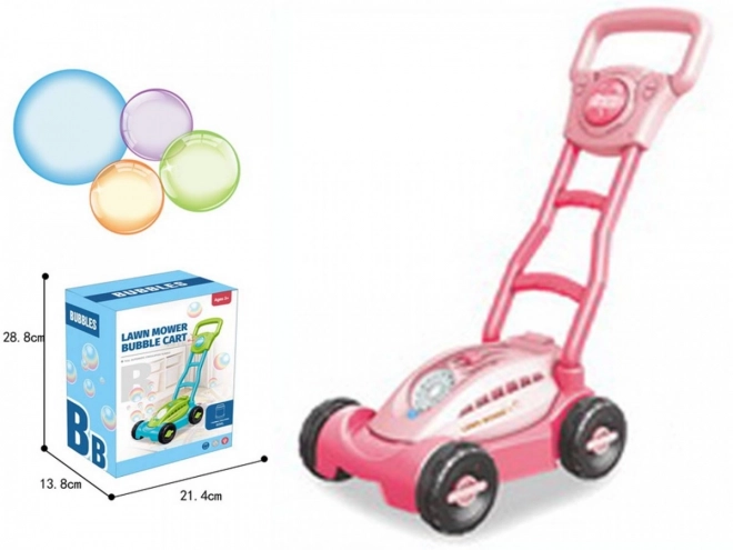 Roze bubbelschaar met verlichting