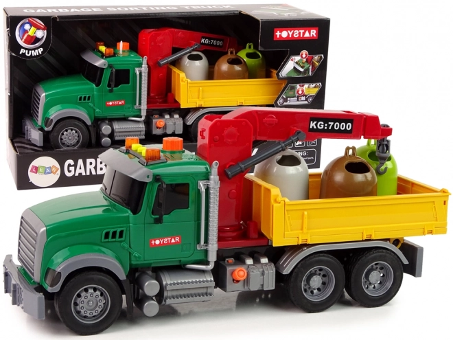 Vrachtwagen Auto Kraan Transport Vuilnisbak Geluid