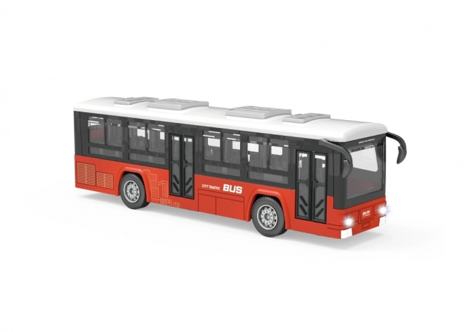 Bus met effecten rood