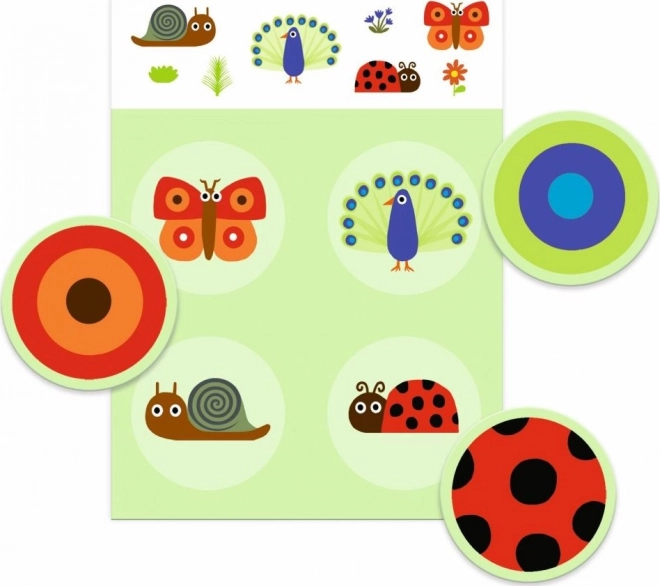 DJECO Loto in doosje - Dierenkleding