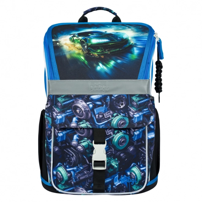 BAAGL 3 DELIGE SET Zippy Raceauto: boekentas, etui, zak