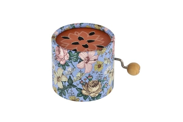 Muziekdoosje met bloemenmotief