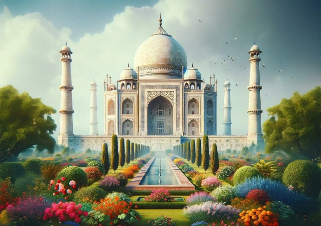 Puzzel Tadzj Mahal 1000 stukjes