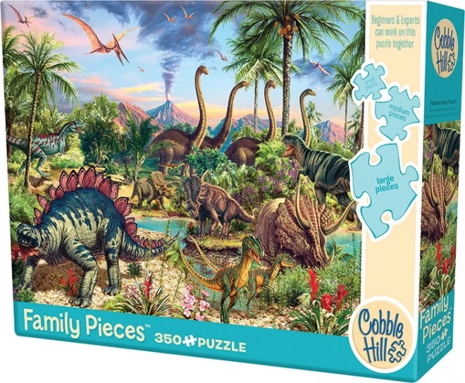 Familiepuzzel Prehistorisch feest 350 stukjes