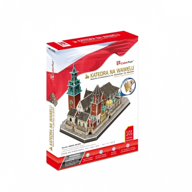 Puzzel 3D Wawelkathedraal 101 stukjes