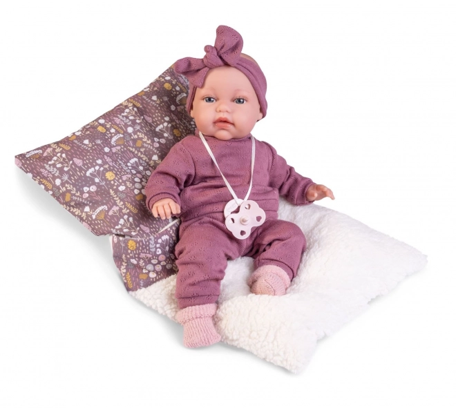Antonio Juan 70356 TONETA - realistische babypop met geluiden en zacht stoffen lichaam - 34 cm