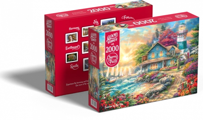Puzzel Zonsopgang bij de zee 2000 stukjes