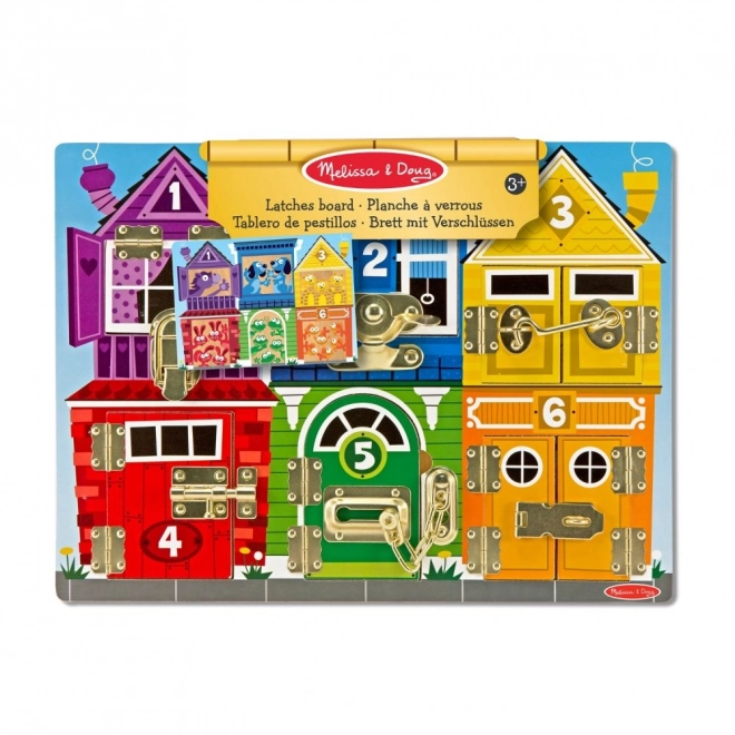 Sloten en beveiligingsbord Melissa en Doug