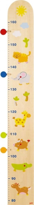GOKI Houten groeimeter Jungle Vrienden