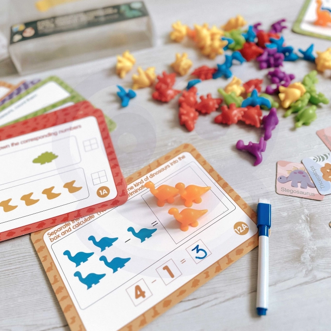 Educatieve Set Montessori Tellen Kleurrijke Dieren 83 stuks
