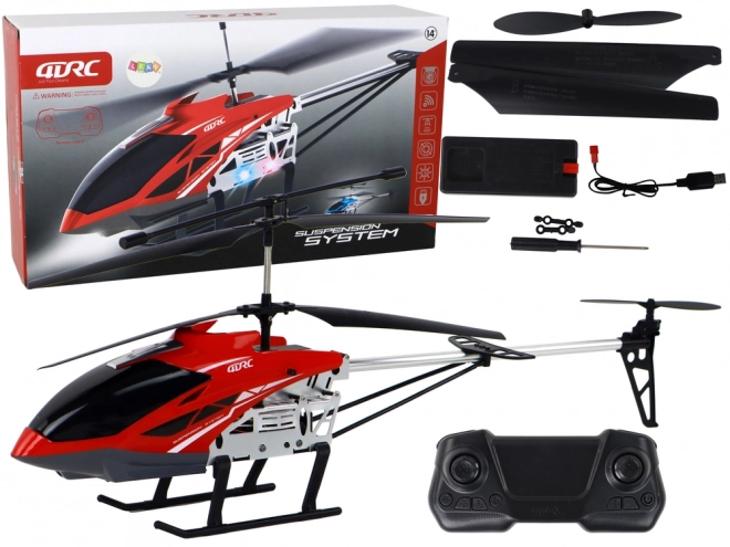 RC helikopter Helikopter met afstandsbediening 70 cm rood