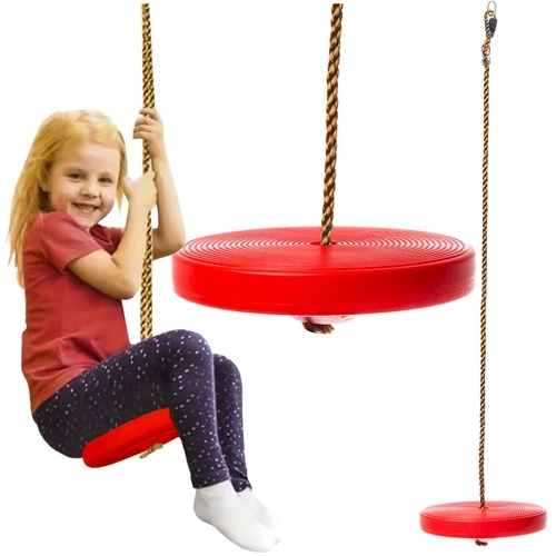 Kruzzel kinderschommel voor in de tuin met ronde zitting