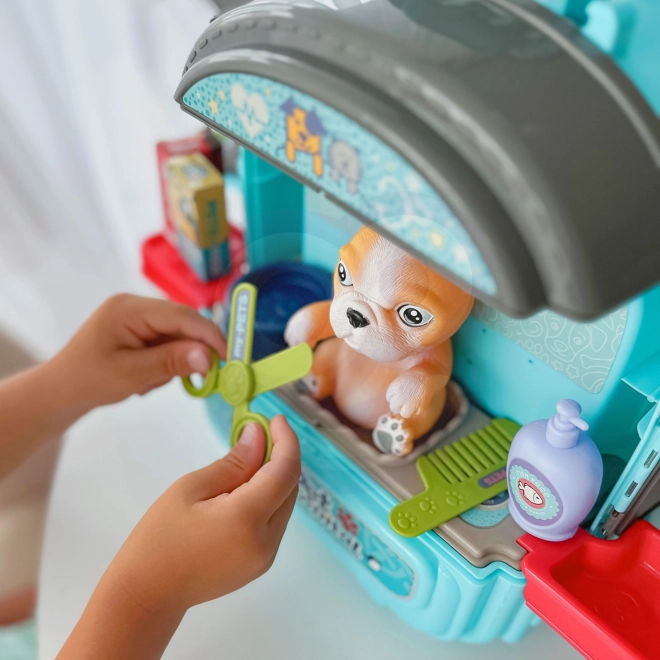 Woopie dierenarts rugzak met huis en hondje 3in1