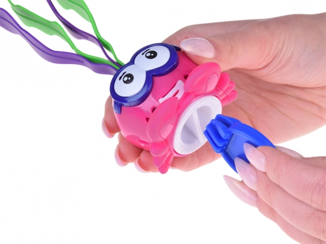 Leuke lichtgevende krab voor duikles