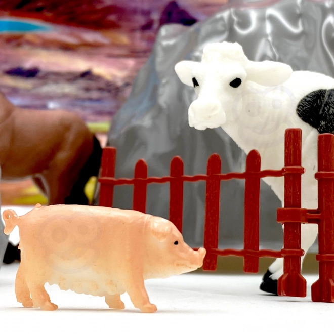 Woopie set figuren boerderijdieren 34 stuks