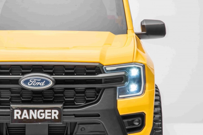 Kinder elektrische auto Ford Ranger Lift Geel
