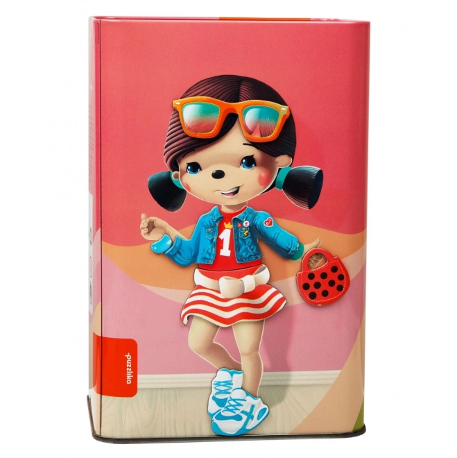 Magnetische speelgoed Puzzlika - Pop met kleding