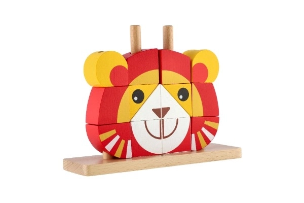 Houten puzzel - Leeuw
